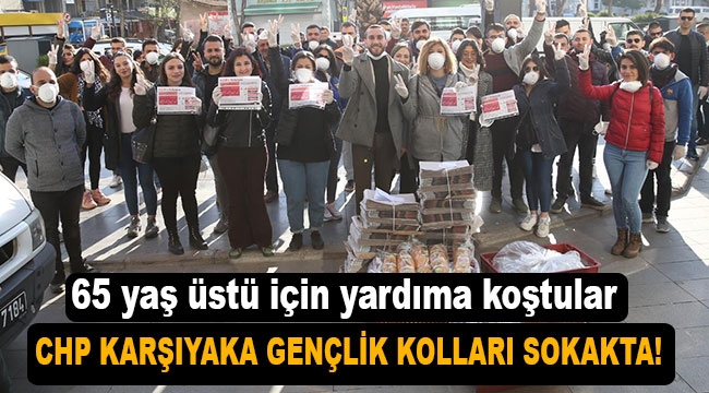 CHP Karşıyaka Gençlik Kolları sokakta