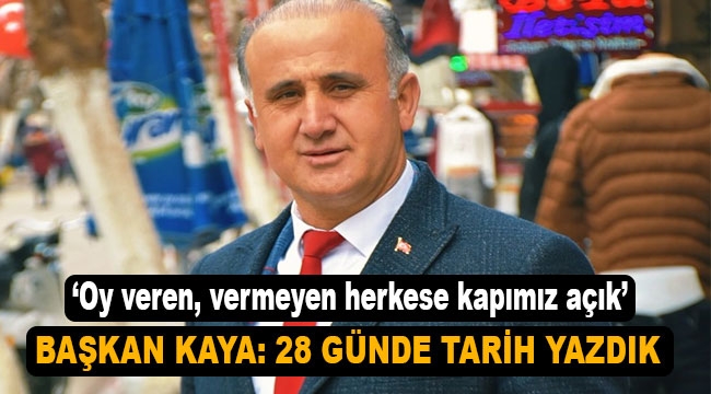 İncirliova Belediye Başkanı Aytekin Kaya: 28 günde tarih yazdık