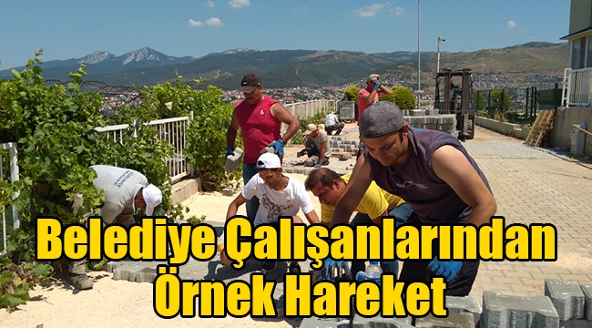 Belediye Çalışanlarından Örnek Hareket