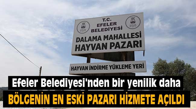 Efeler Belediyesi'nden bir yenilik daha