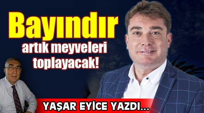 Bayındır artık meyveleri toplayacak!