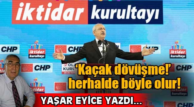 'Kaçak dövüşme!' herhalde böyle olur!