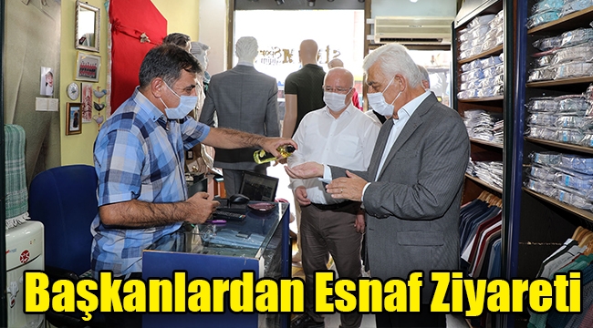 Başkanlardan Esnaf Ziyareti