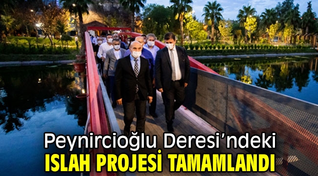 İzmir Büyükşehir Belediyesi, Peynircioğlu Deresi'ndeki ıslah projesini tamamladı!