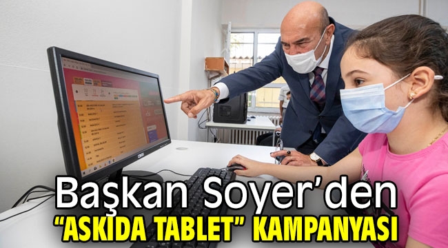 İzmir'de "askıda tablet" kampanyası