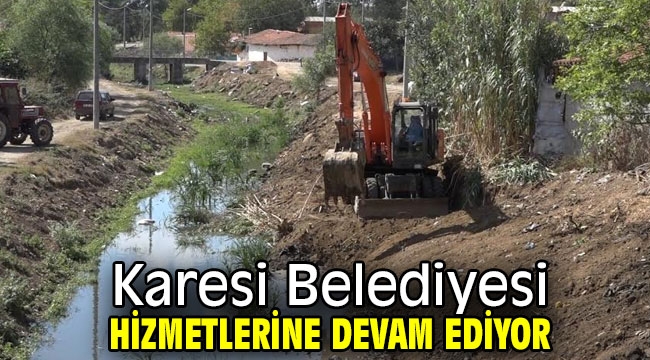 Karesi Belediyesi hizmetlerine devam ediyor