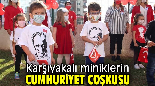 Karşıyakalı miniklerin Cumhuriyet coşkusu 