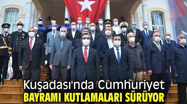 Kuşadası'nda Cumhuriyet Bayramı kutlamaları sürüyor