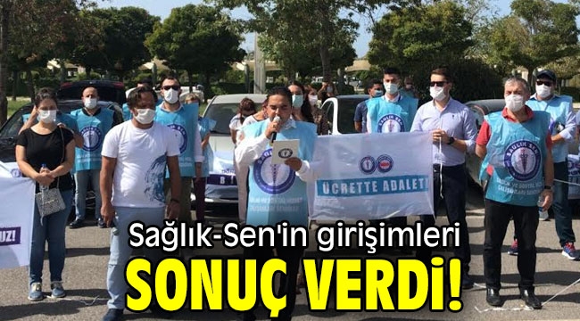 Sağlık-Sen'in fazla mesai girişimleri sonuç verdi!