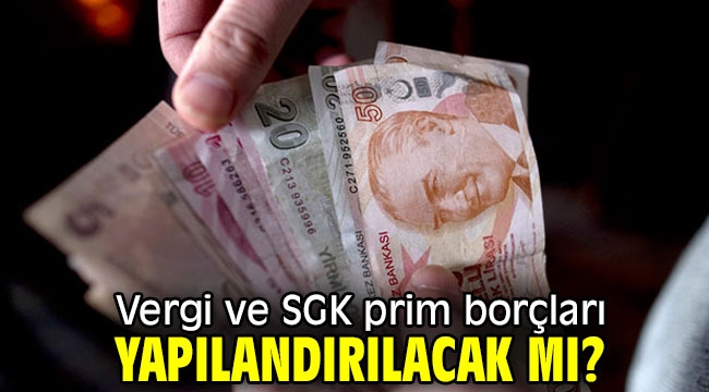 Vergi ve SGK prim borçları yapılandırılacak mı?