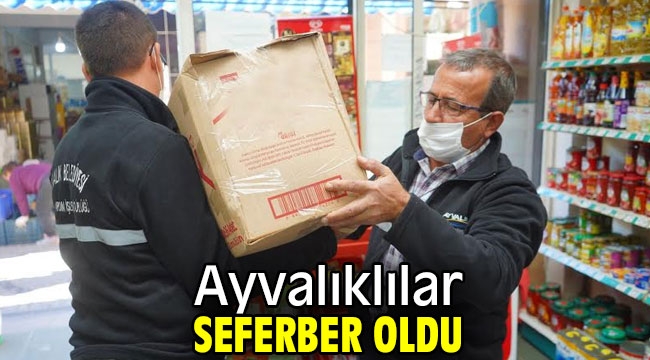 Ayvalıklılar İzmir için seferber oldu