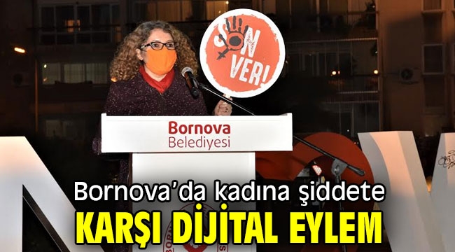 Bornova'da kadına şiddete karşı Dijital Eylem