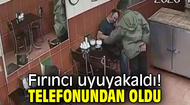 Fırıncı uyuyakaldı! Telefonundan oldu