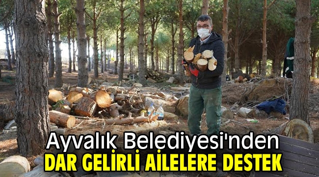 Ayvalık Belediyesi'nden dar gelirli ailelere destek