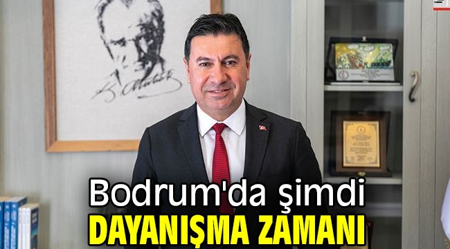 Bodrum'da şimdi dayanışma zamanı