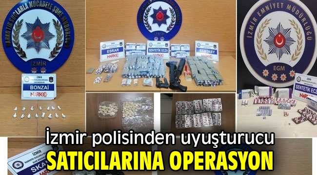 İzmir polisinden uyuşturucu operasyonu