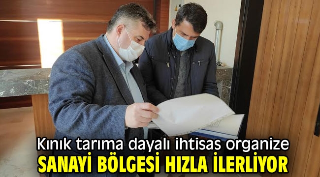 Kınık'ta ihtisas organize sanayi bölgesi hızla ilerliyor