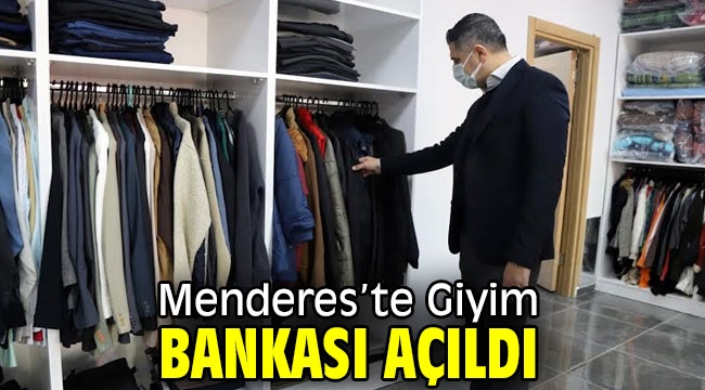 Menderes'te Giyim Bankası Açıldı