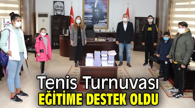 Tenis Turnuvası Eğitime Destek Oldu