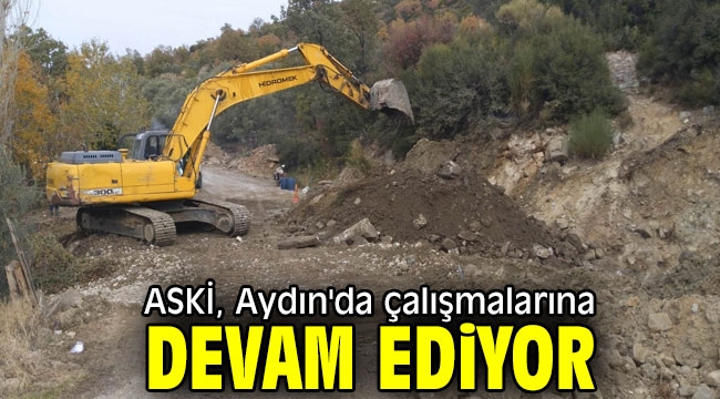 ASKİ, Aydın'da çalışmalarına devam ediyor