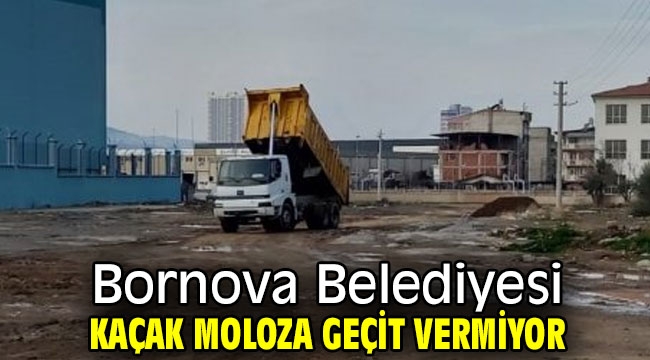 Bornova Belediyesi, kaçak moloza geçit vermiyor