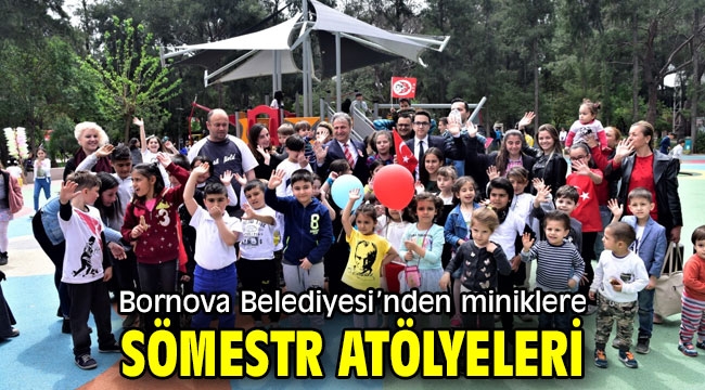 Bornova Belediyesi'nden miniklere sömestr atölyeleri