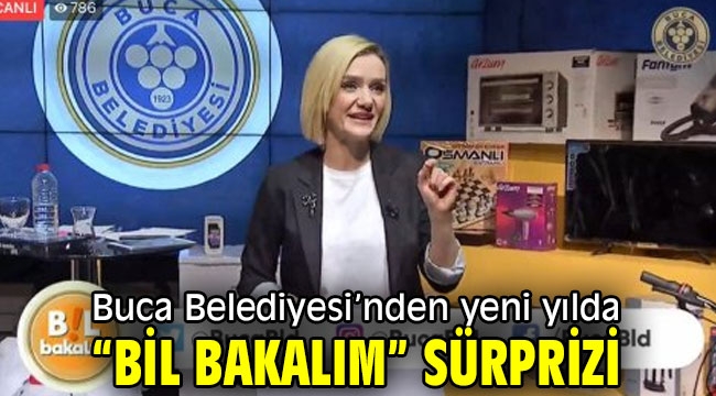 Buca Belediyesi'nden yeni yılda "Bil Bakalım" sürprizi 