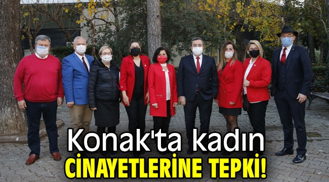 Konak'ta kadın cinayetlerine tepki!