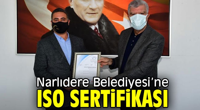 Narlıdere Belediyesi'ne ISO sertifikası