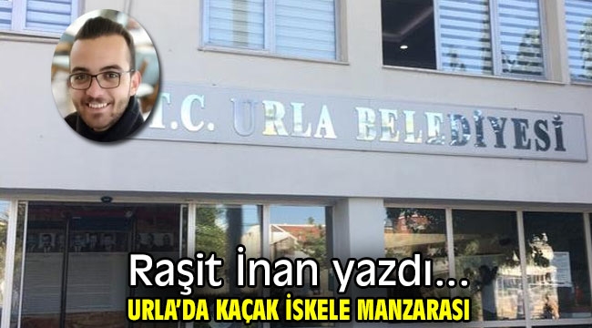 Urla'da Kaçak İskele Manzarası