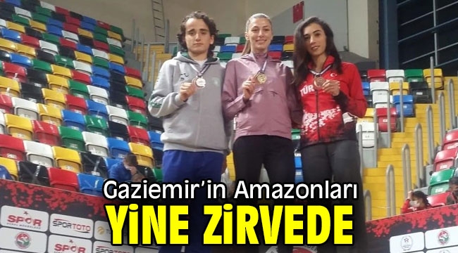 Gaziemir'in Amazonları yine zirvede