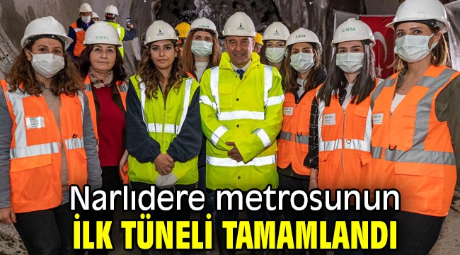 Narlıdere metrosunun ilk tüneli tamamlandı