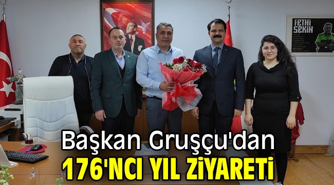 Başkan Gruşçu'dan 176'ncı yıl ziyareti