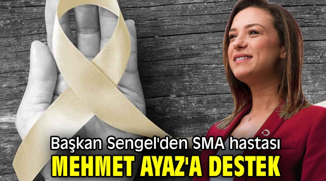 Başkan Sengel'den SMA hastası Mehmet Ayaz'a destek 