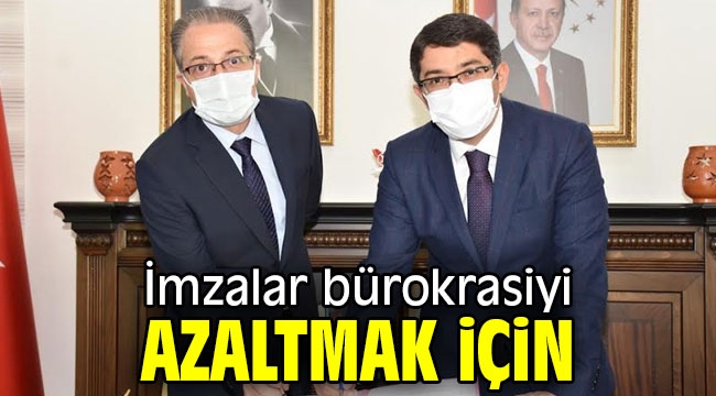 İmzalar bürokrasiyi azaltmak için 