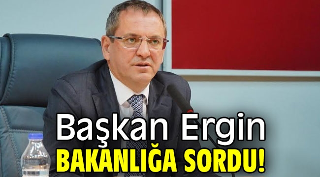 Başkan Ergin Bakanlığa sordu!