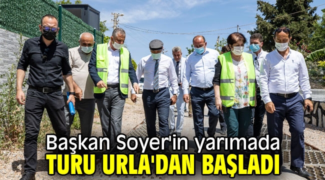 Başkan Soyer'in yarımada turu Urla'dan başladı