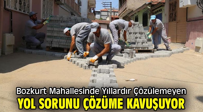 Bozkurt Mahallesinde Yıllardır Çözülemeyen Yol Sorunu Çözüme Kavuşuyor