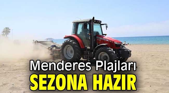 Menderes Plajları Sezona Hazır