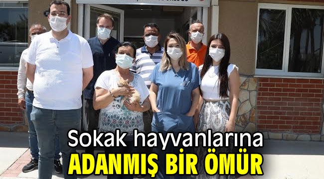 Sokak hayvanlarına adanmış bir ömür