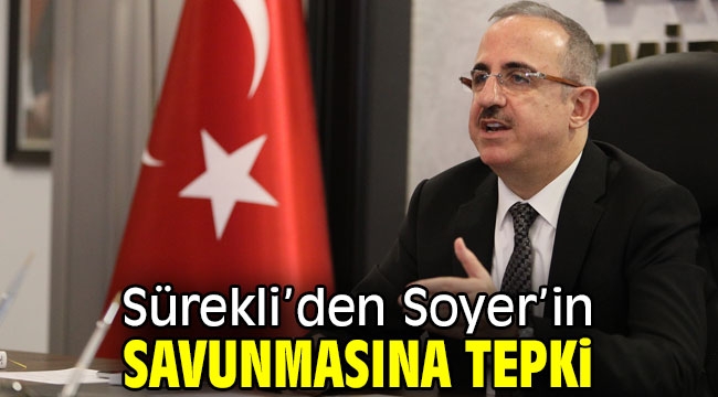 Sürekli'den Soyer'in savunmasına tepki