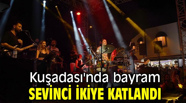 Kuşadası'nda bayram sevinci ikiye katlandı