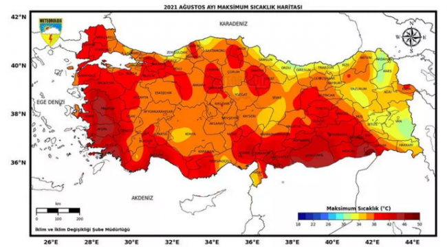 Son 50 yılın en sıcak 6'ncı Ağustos'u!