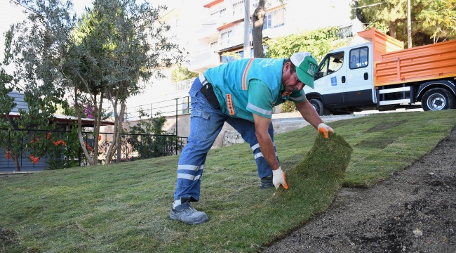 Ada'da sarp kayalıklar park oluyor