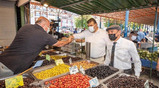 Ürkmez kapalı pazar yerine kavuşuyor