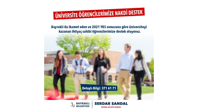 Başkan Sandal'dan öğrencilere burs desteği