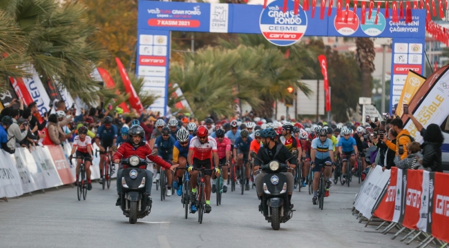 Çeşme'de pedallar çocuklar için döndü!