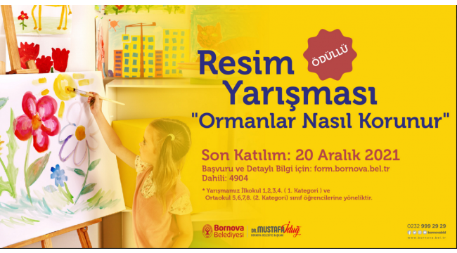 "Ormanlar Nasıl Korunur?"  resim yarışması başlıyor