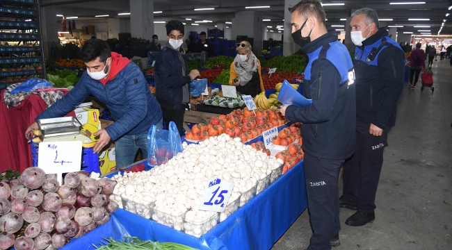 Ada'da zabıta ekipleri denetimlerini sürdürüyor