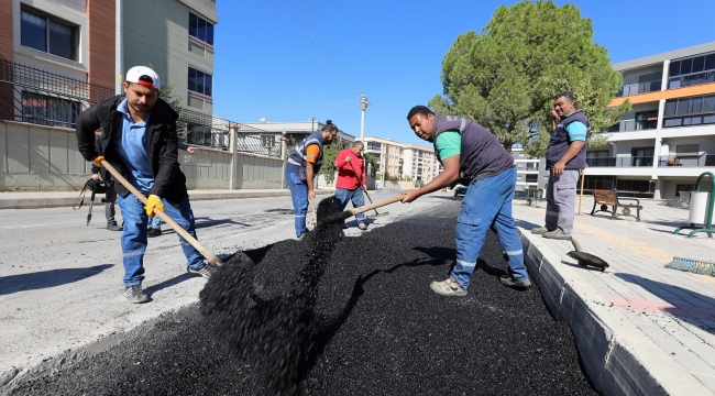 Gaziemir'de asfalt atağı;